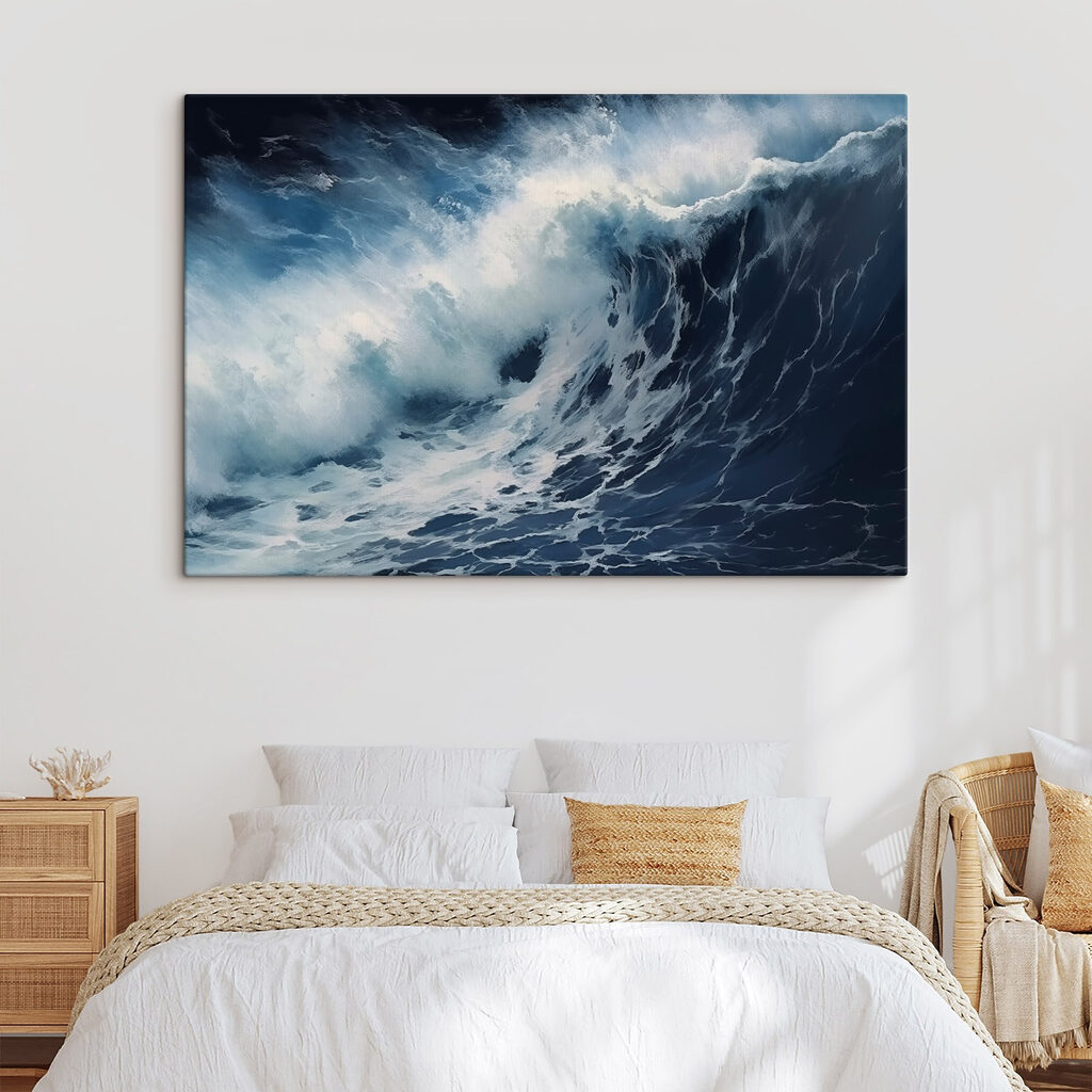 Onda escura com espuma — interior 2