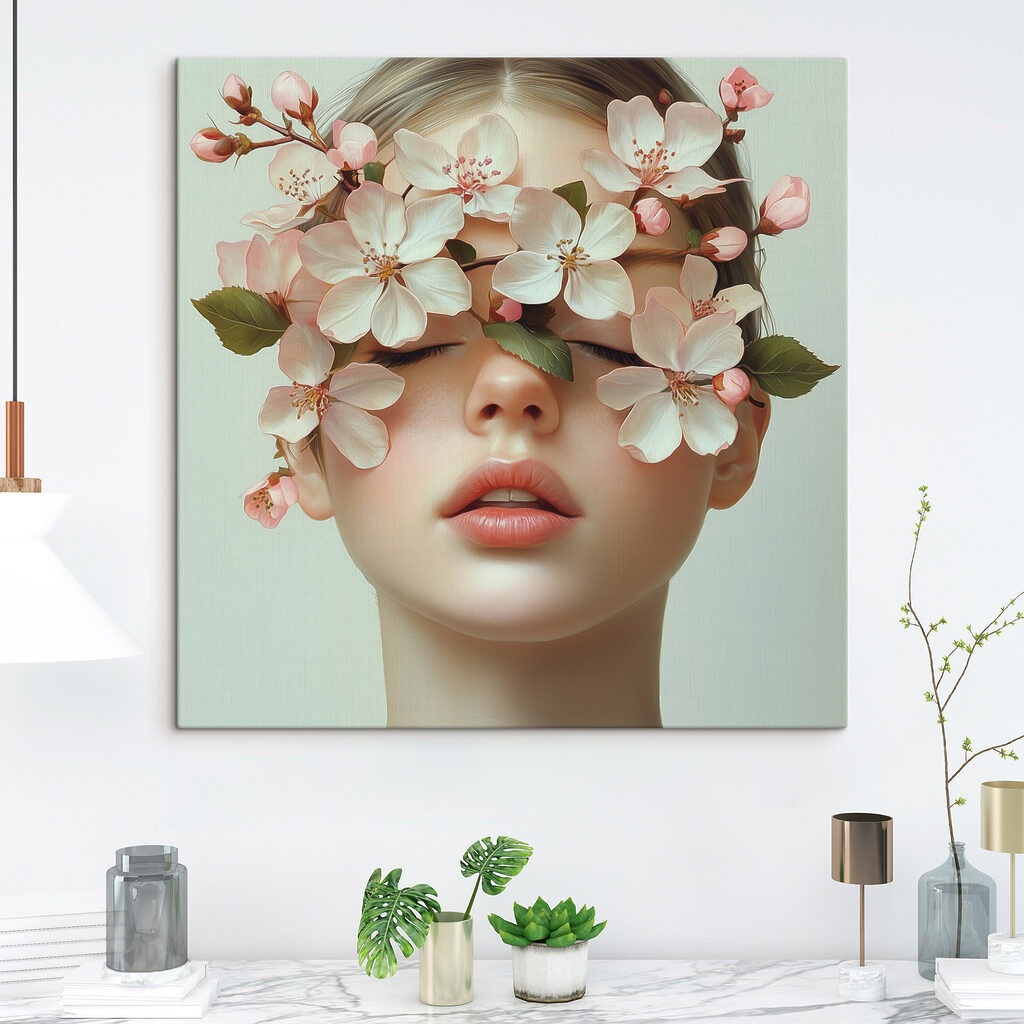 Flores sobre os olhos — interior 1