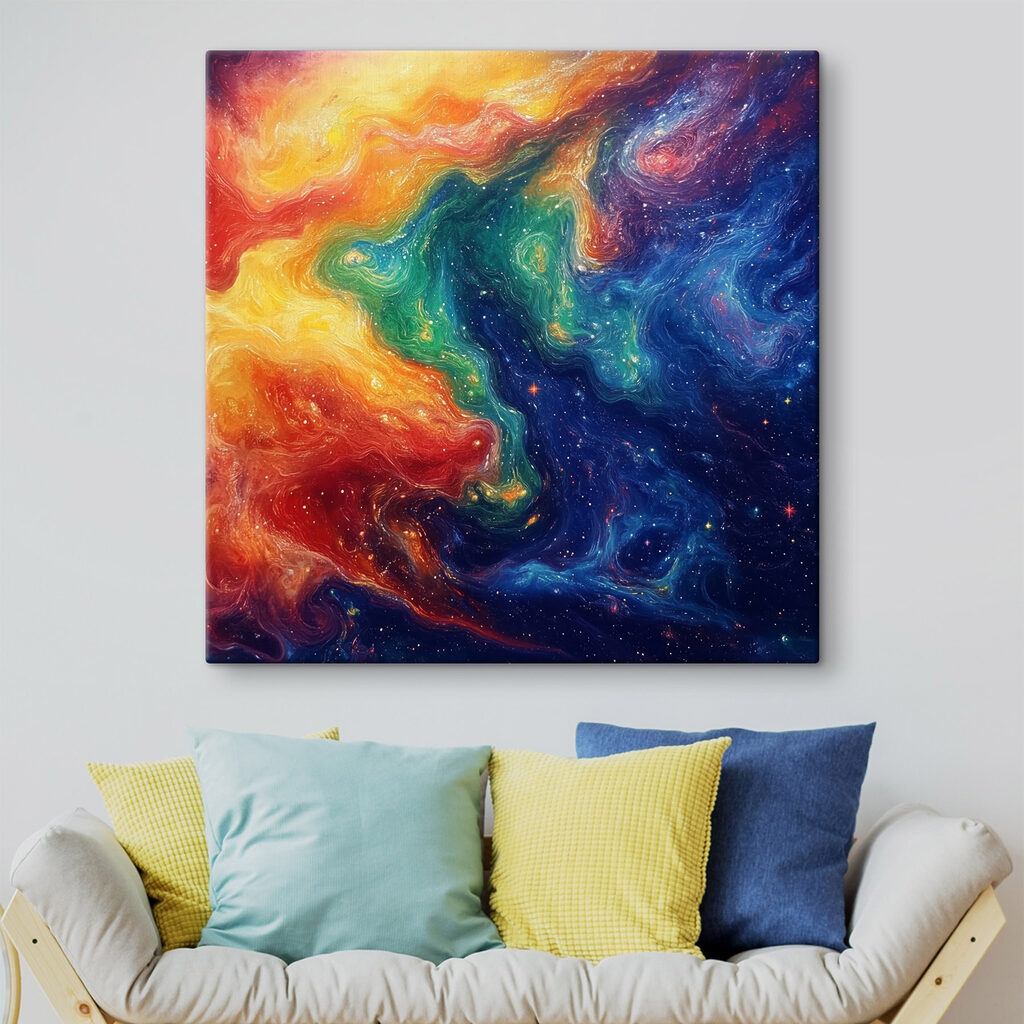 Nebulosas coloridas — interior 1