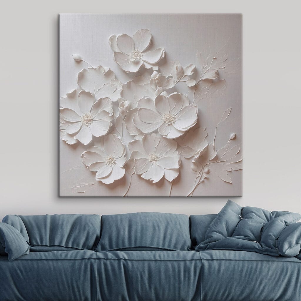 Pétalas soltas e sombras — interior 2