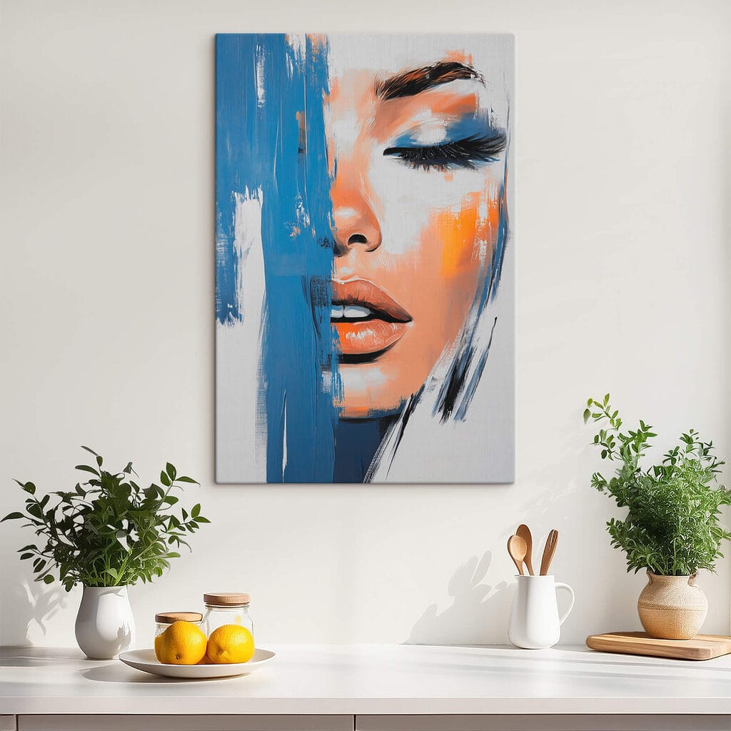 Olhar sob tinta azul — interior 3