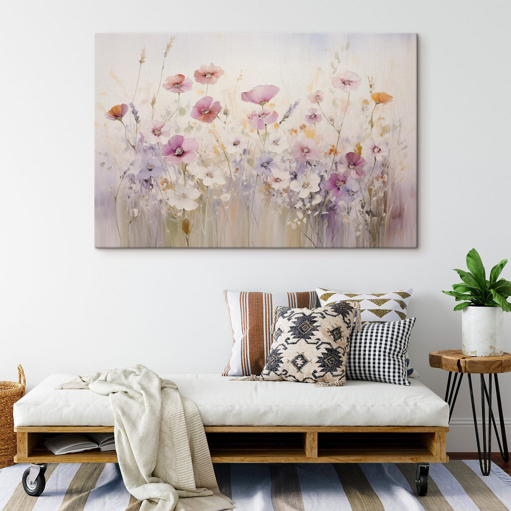 Flores silvestres pastel — interior 1