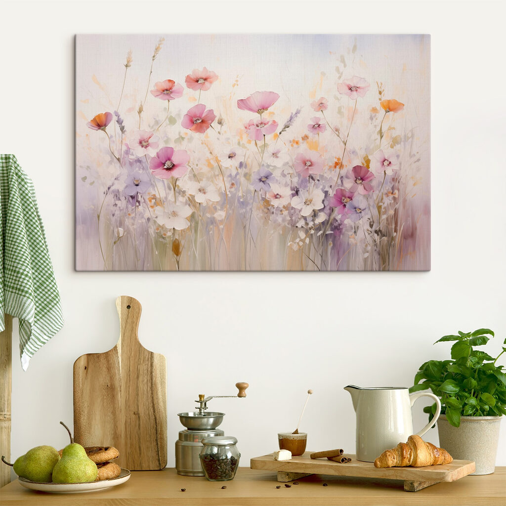 Flores silvestres pastel — interior 2