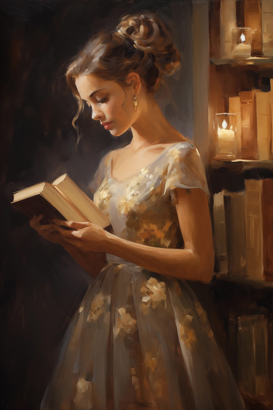 Leitura à luz quente — design completo