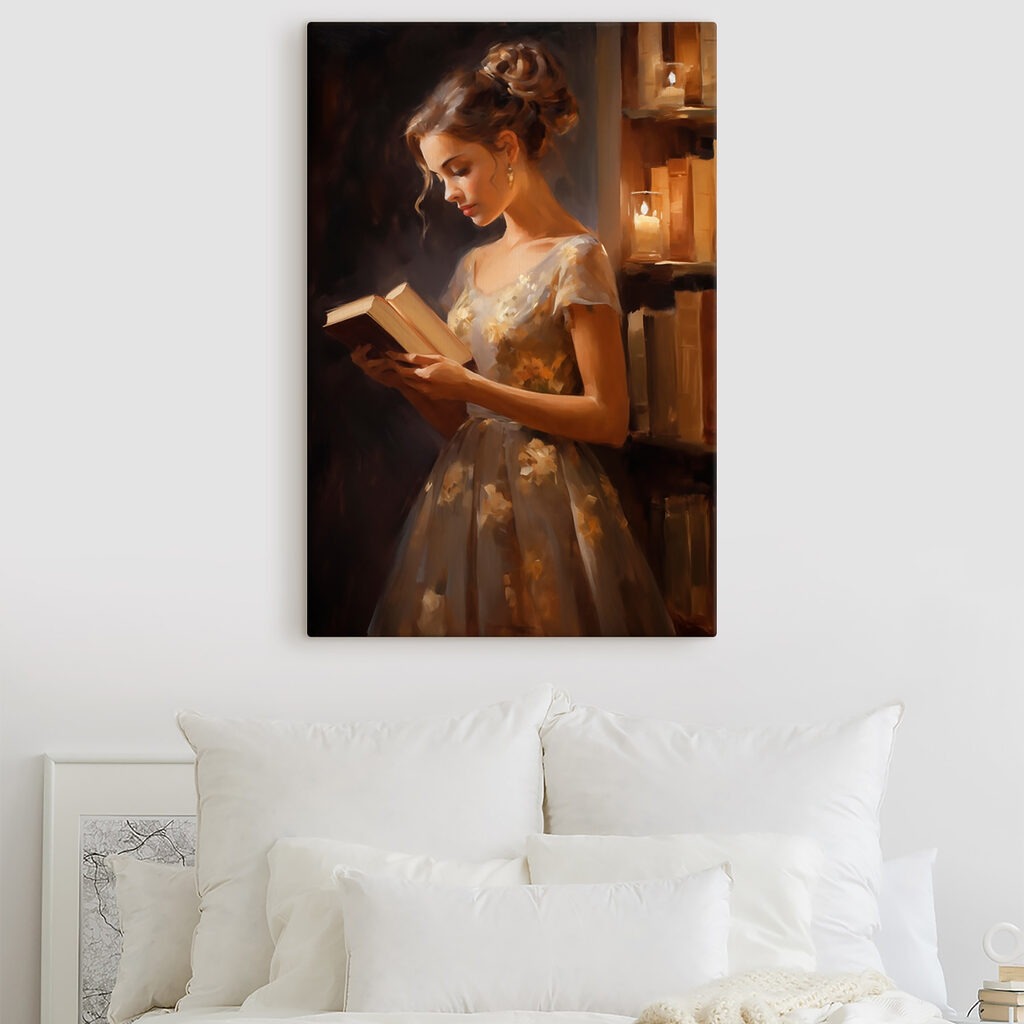 Leitura à luz quente — interior 2