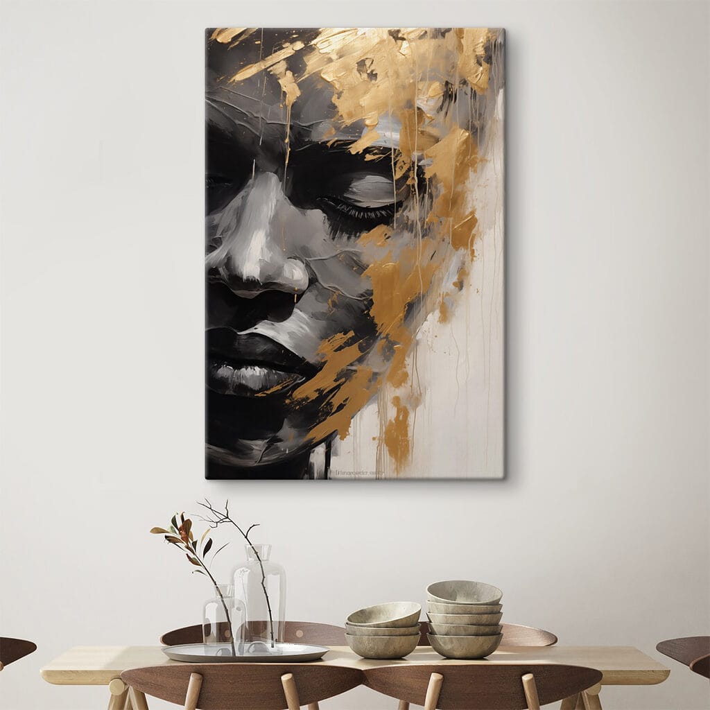 Perfil escuro com dourado — interior 2