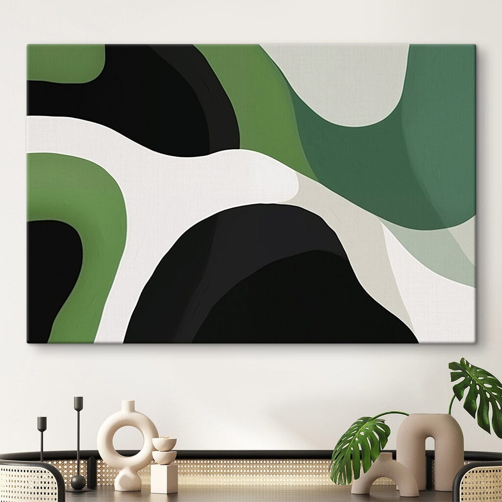 Curvas verdes e pretas — interior 2