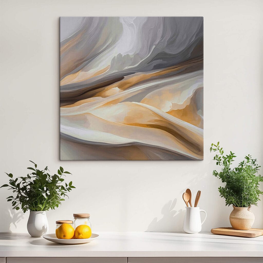 Ondas cinzentas em mel — interior 1