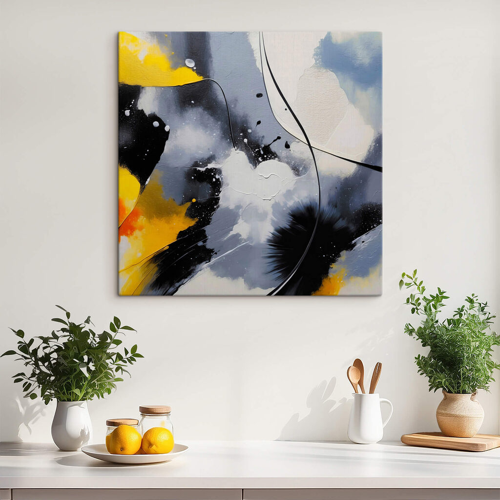 Amarelo com manchas pretas — interior 3