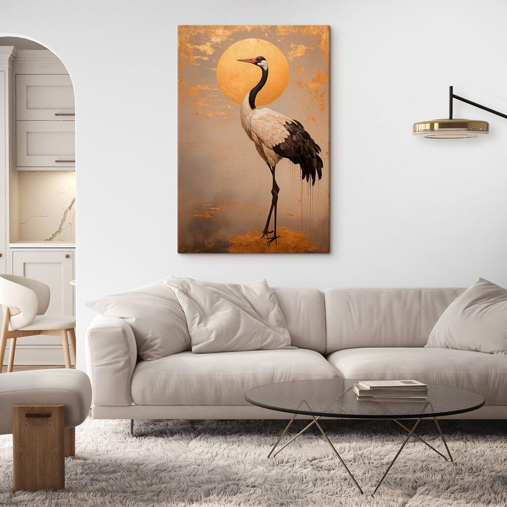 Grou diante do sol — interior 2