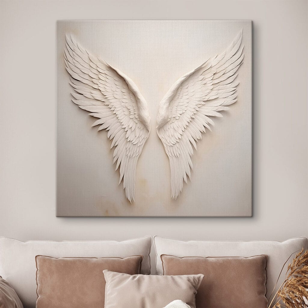 Duas asas em creme — interior 2