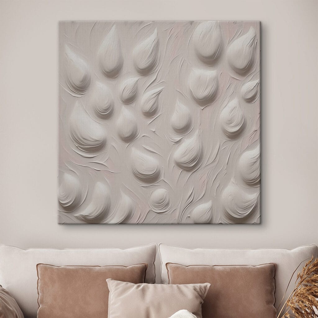 Gotas brancas em movimento — interior 1
