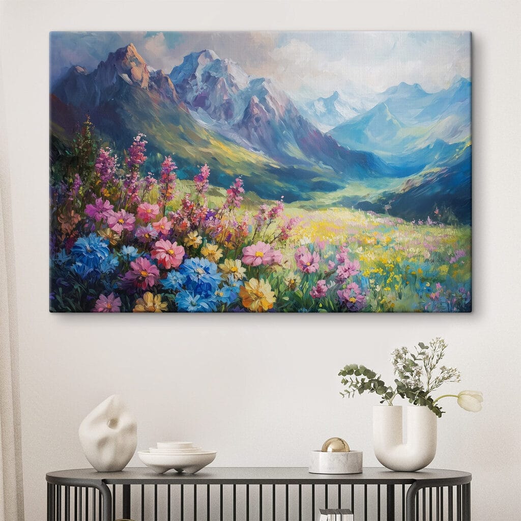 Vale florido de montanha — interior 2