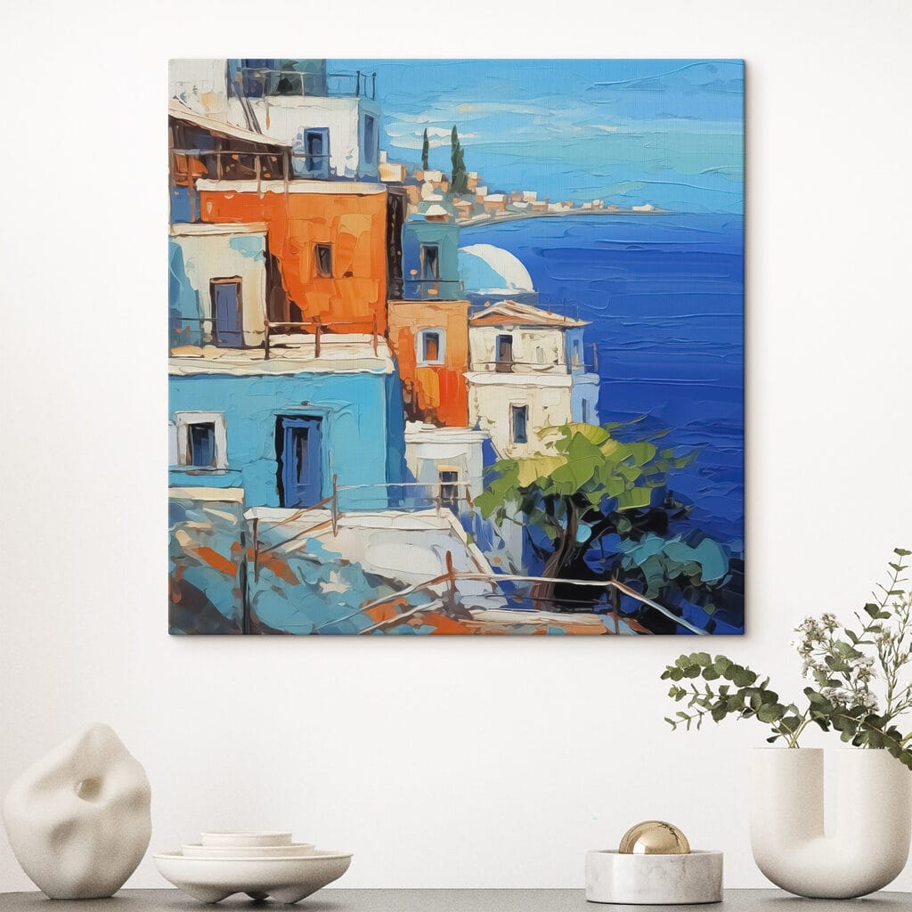 Casas coloridas à beira-mar — interior 2