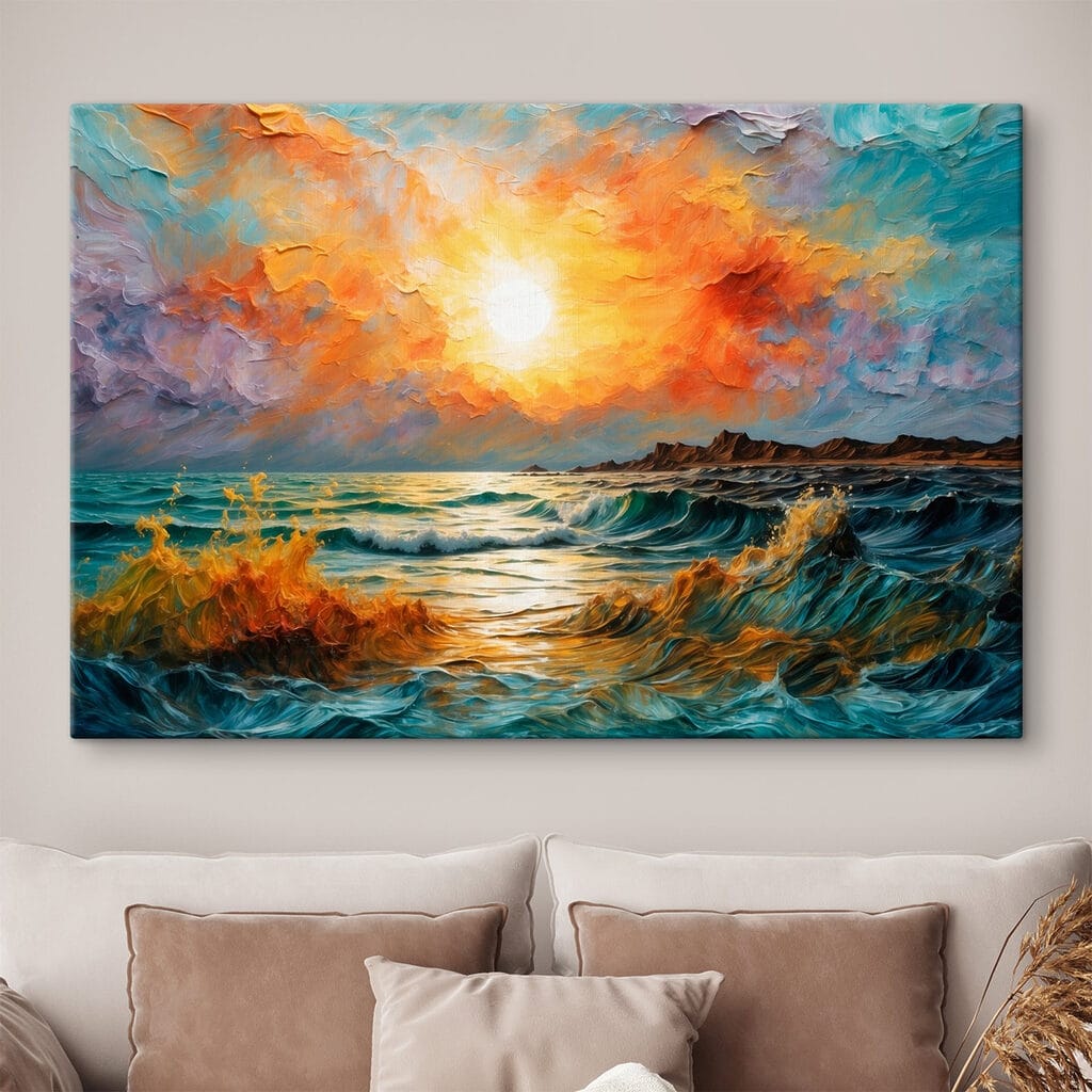 Sol sobre espuma dourada — interior 2