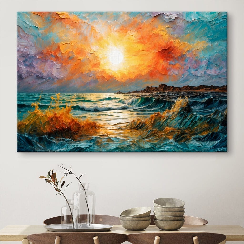 Sol sobre espuma dourada — interior 4