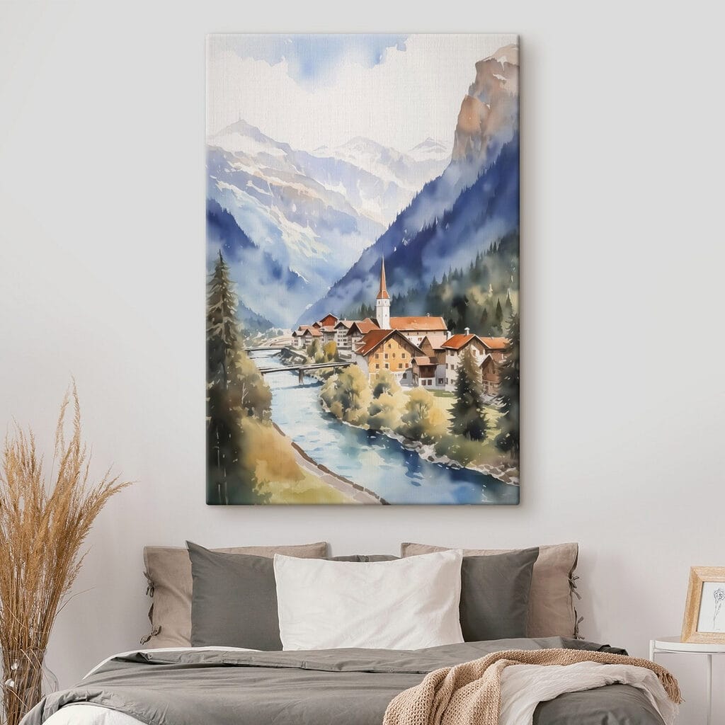 Aldeia junto ao rio — interior 2