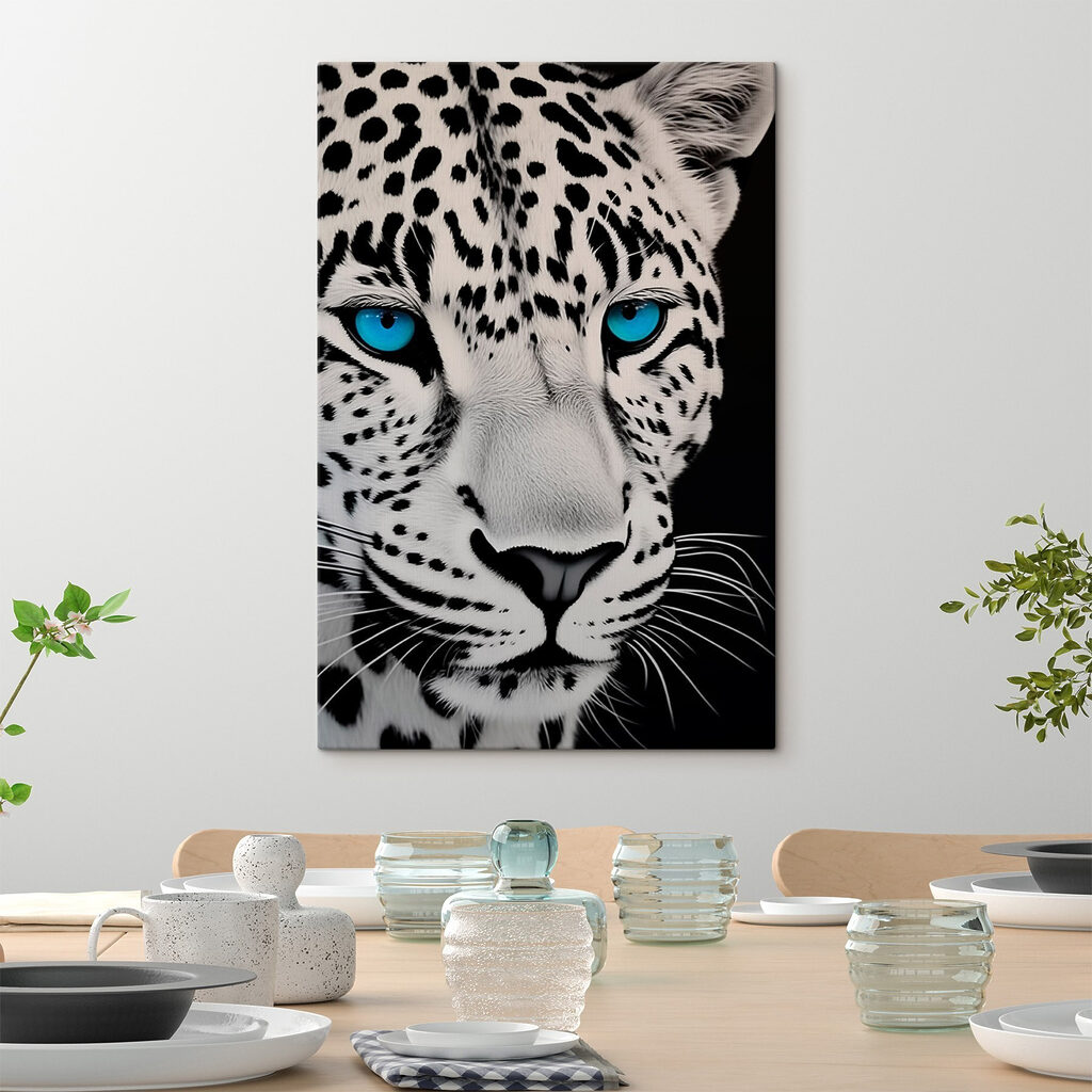 Leopardo de olhos azuis — interior 2