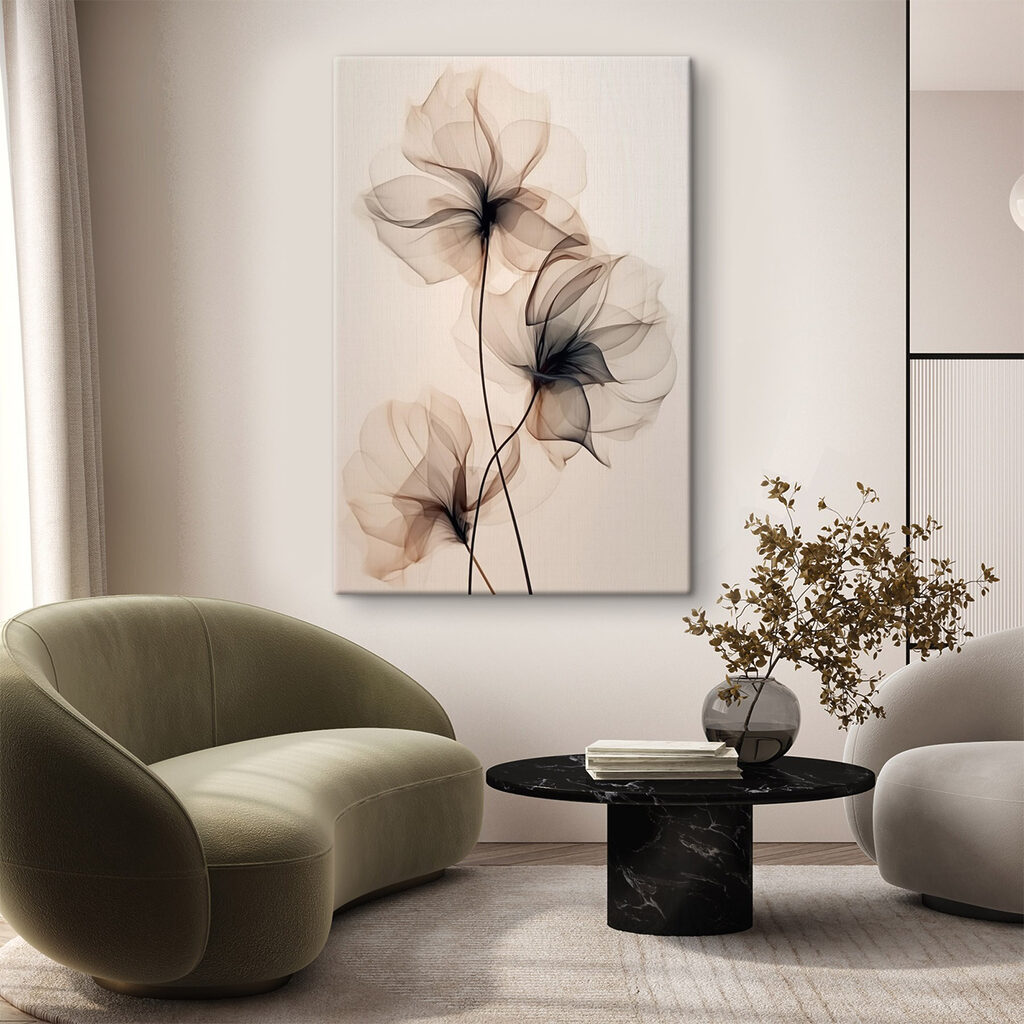 Três flores esfumadas — interior 2