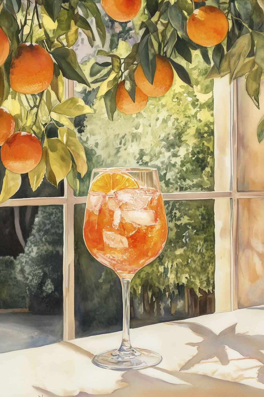 Spritz entre laranjas — design completo