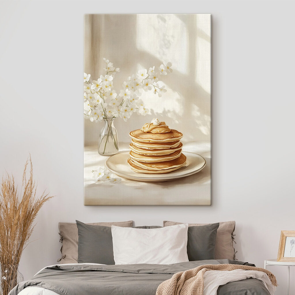 Panquecas com flores brancas — interior 2