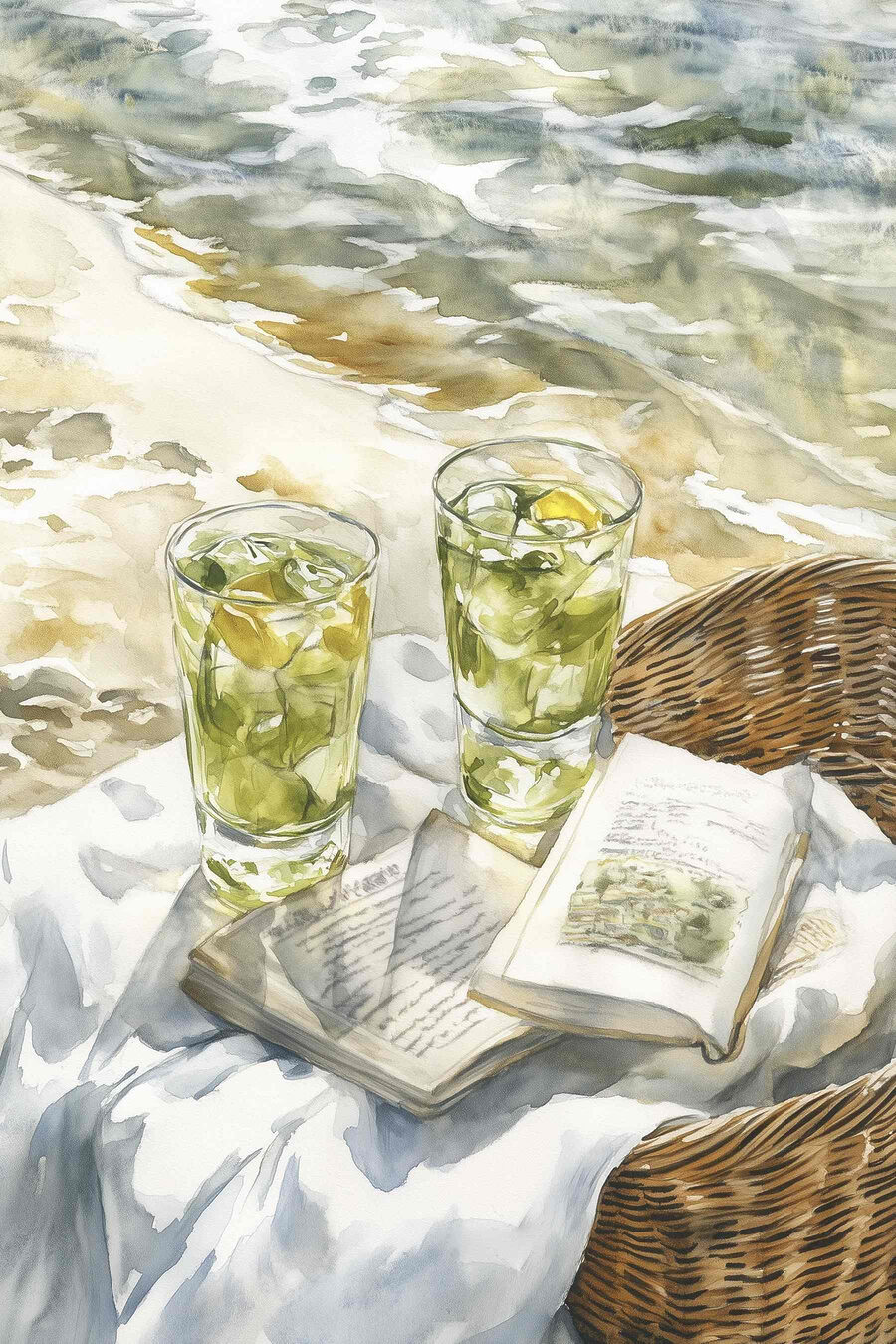 Limonadas e livro — design completo