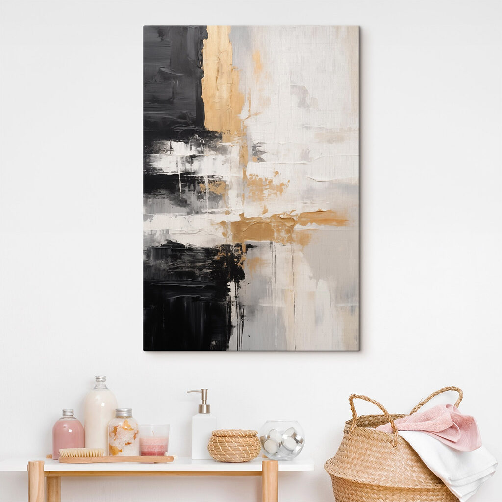 Preto, branco e dourado — interior 1