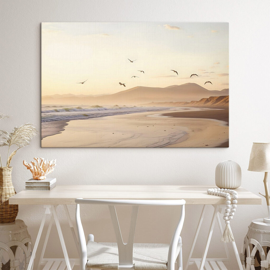 Aves sobre a praia — interior 2