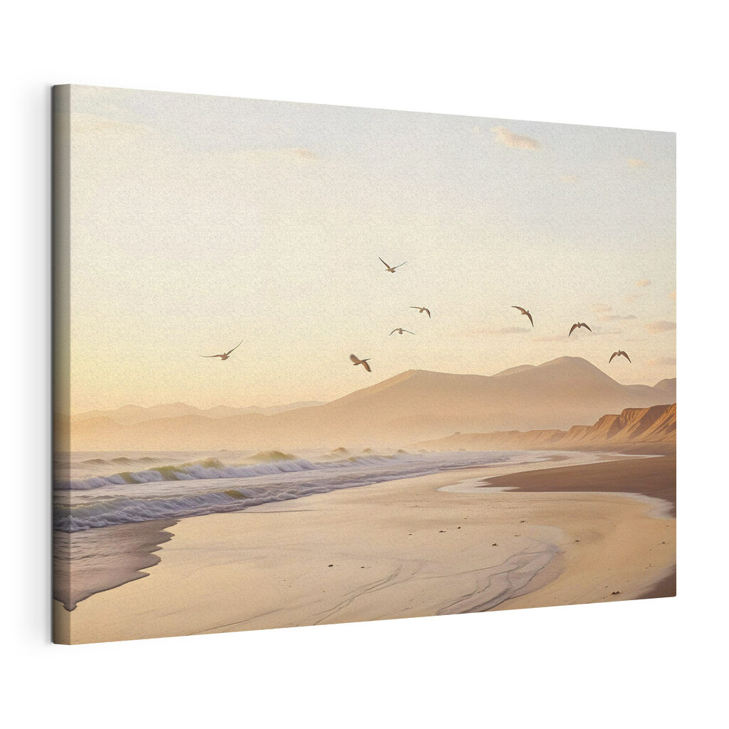 Aves sobre a praia — vista do produto