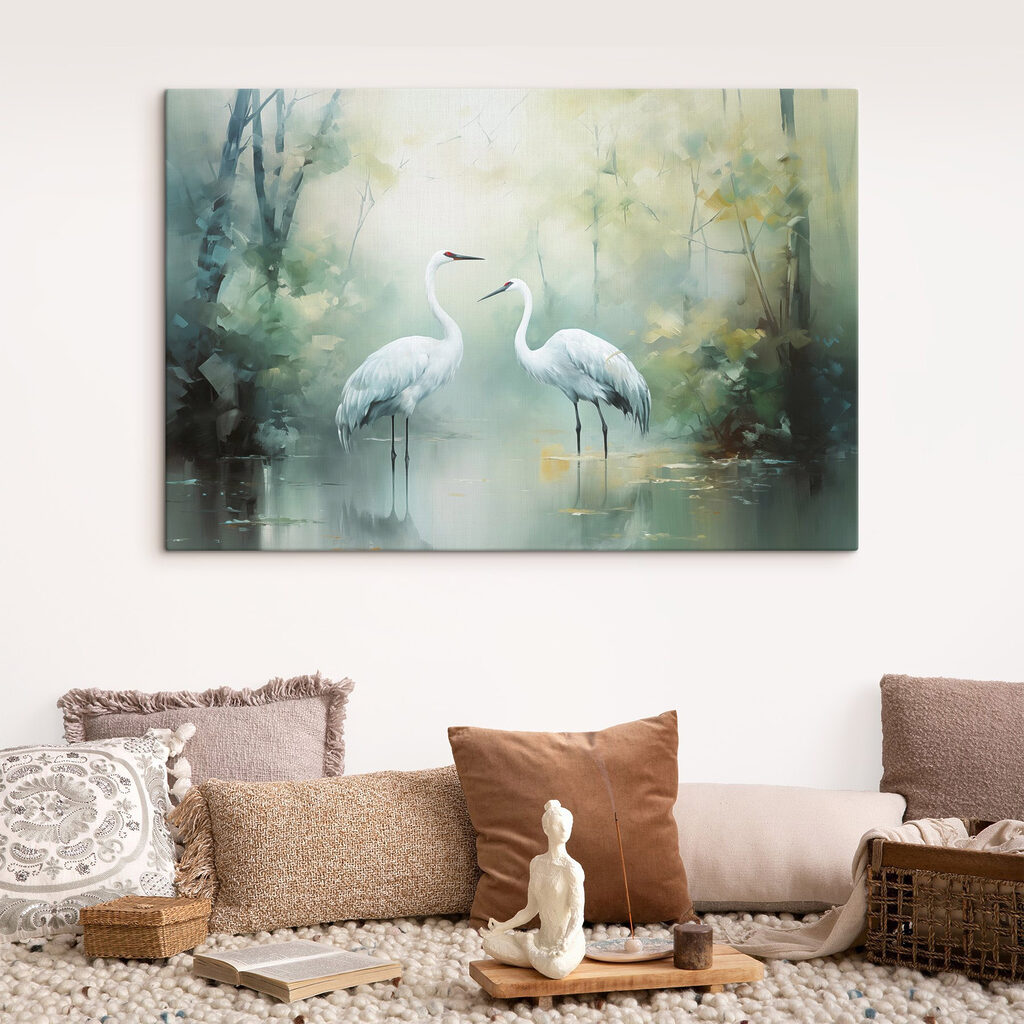 Dois grous em verde — interior 2