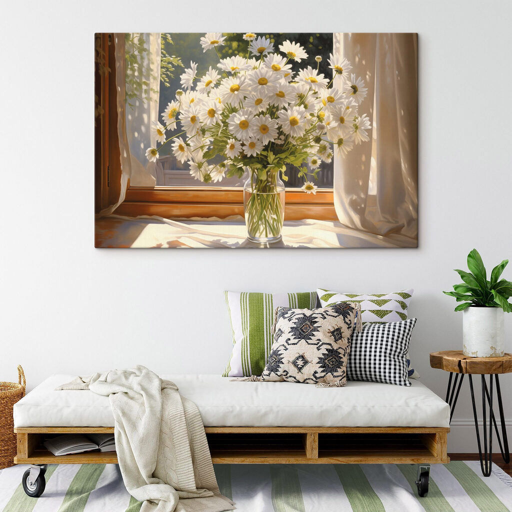 Margaridas brancas — interior 2