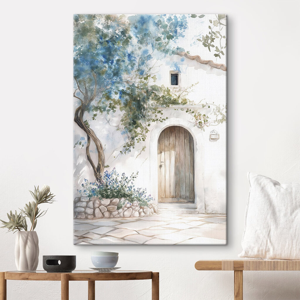 Árvore junto ao portão — interior 1