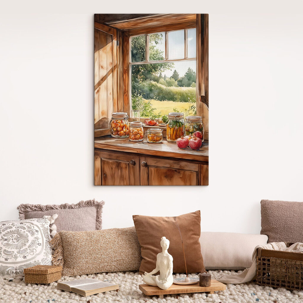 Conservas junto à janela — interior 1