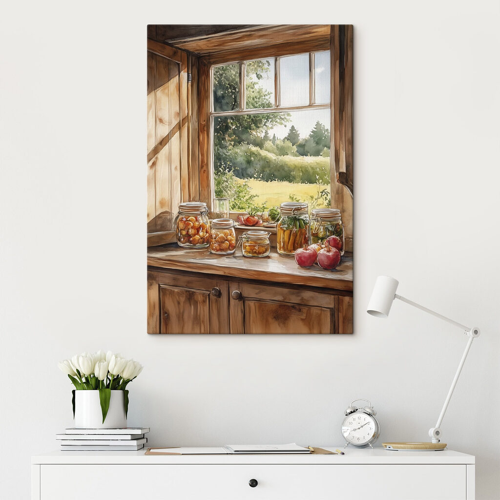 Conservas junto à janela — interior 2