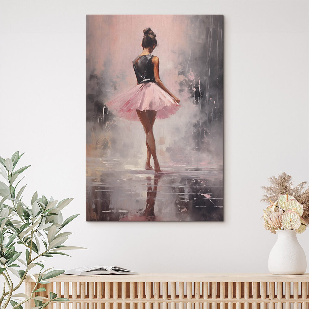 Bailarina com tutu cor-de-rosa — interior 1