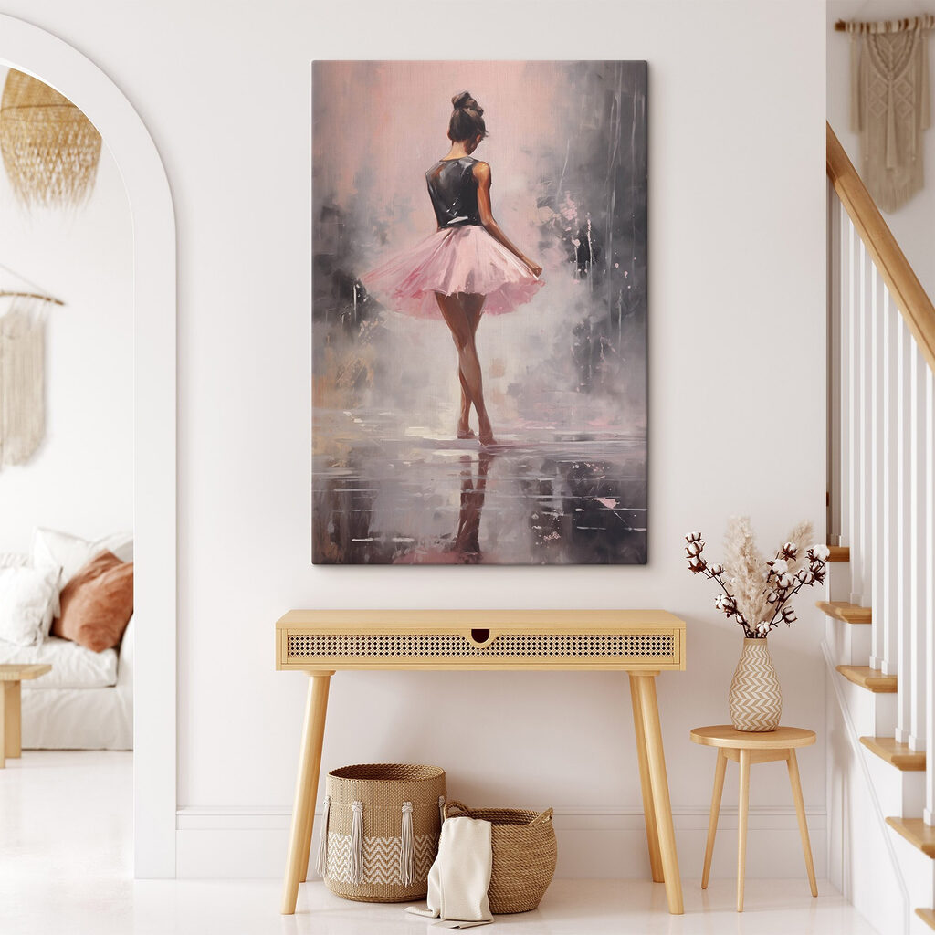 Bailarina com tutu cor-de-rosa — interior 2