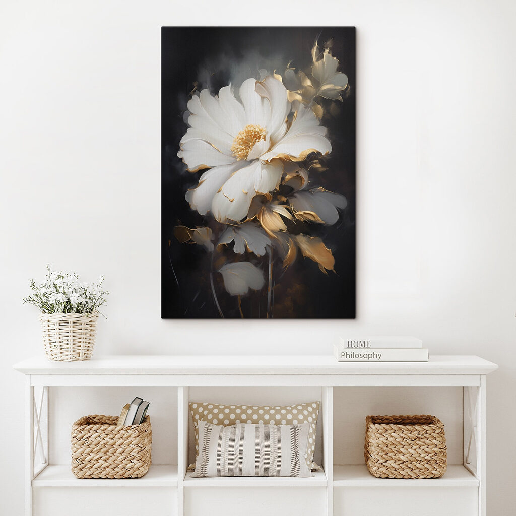Flor saída da sombra — interior 1