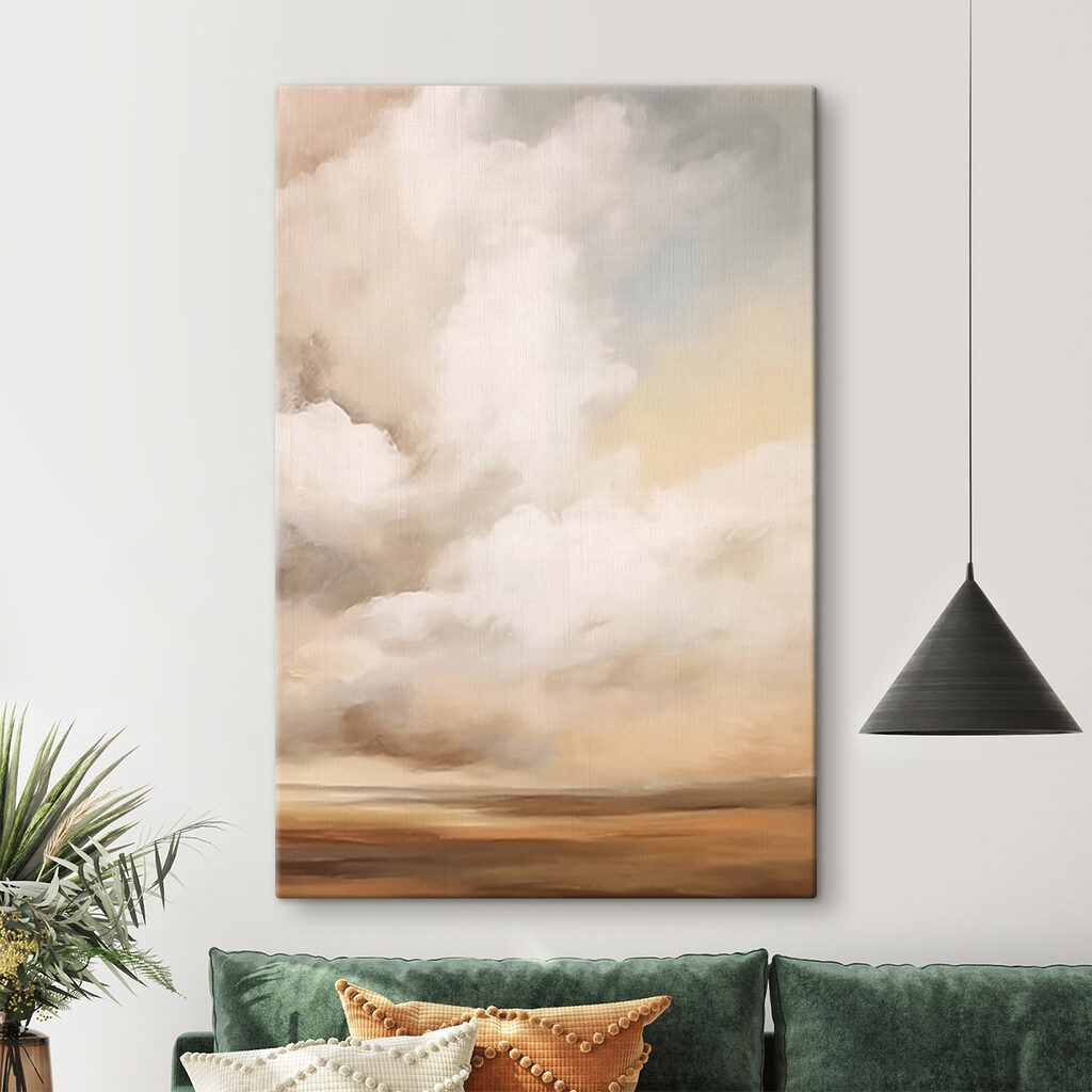 Nuvens sobre planície quente — interior 2