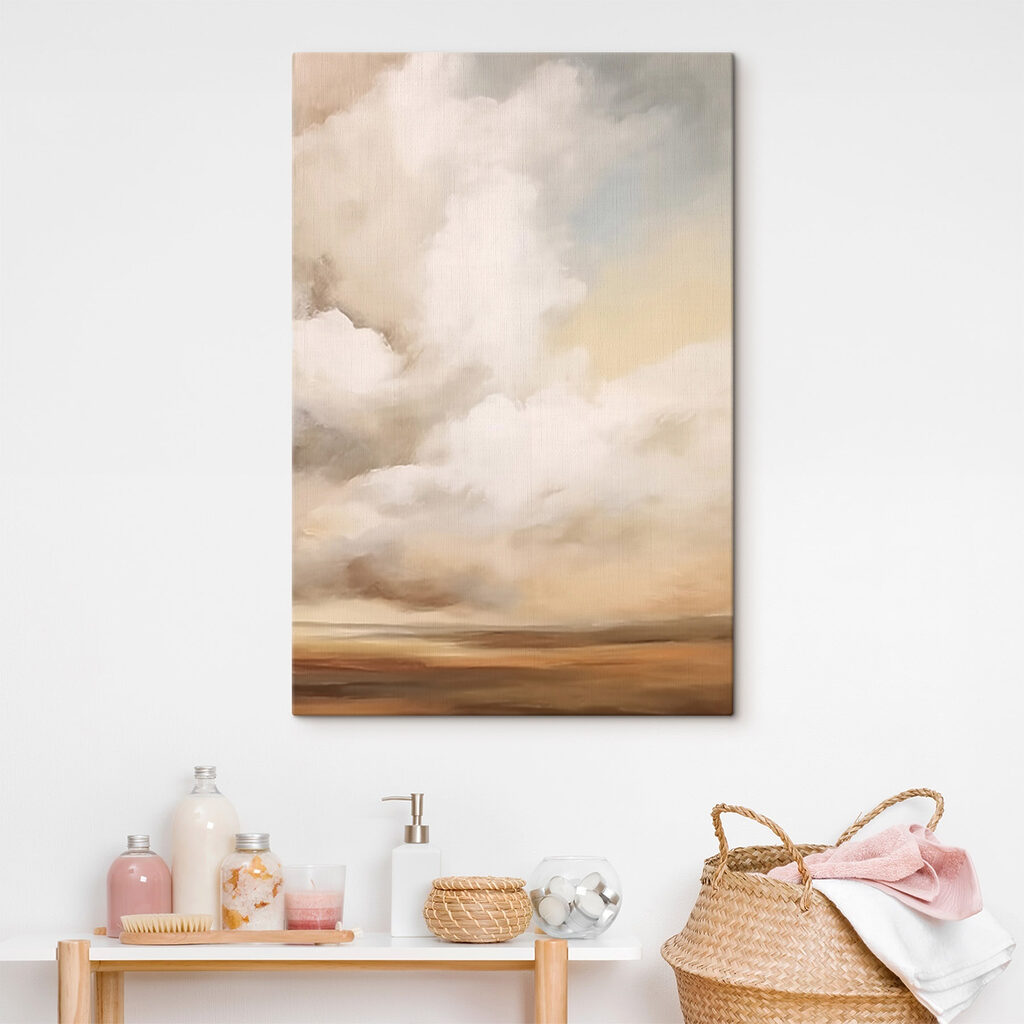 Nuvens sobre planície quente — interior 1