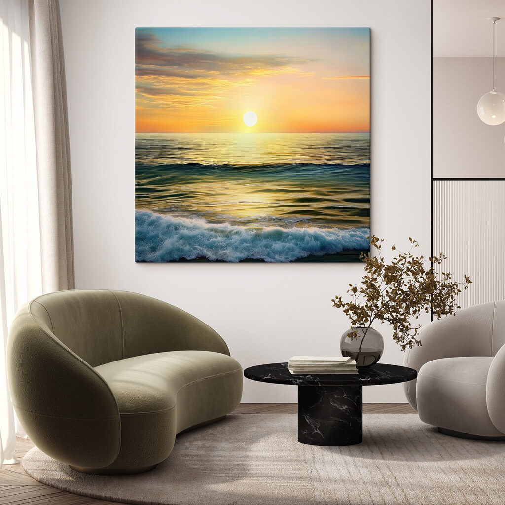 Sol dourado no horizonte — interior 2