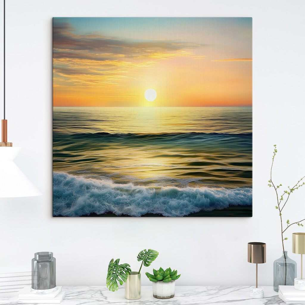 Sol dourado no horizonte — interior 1