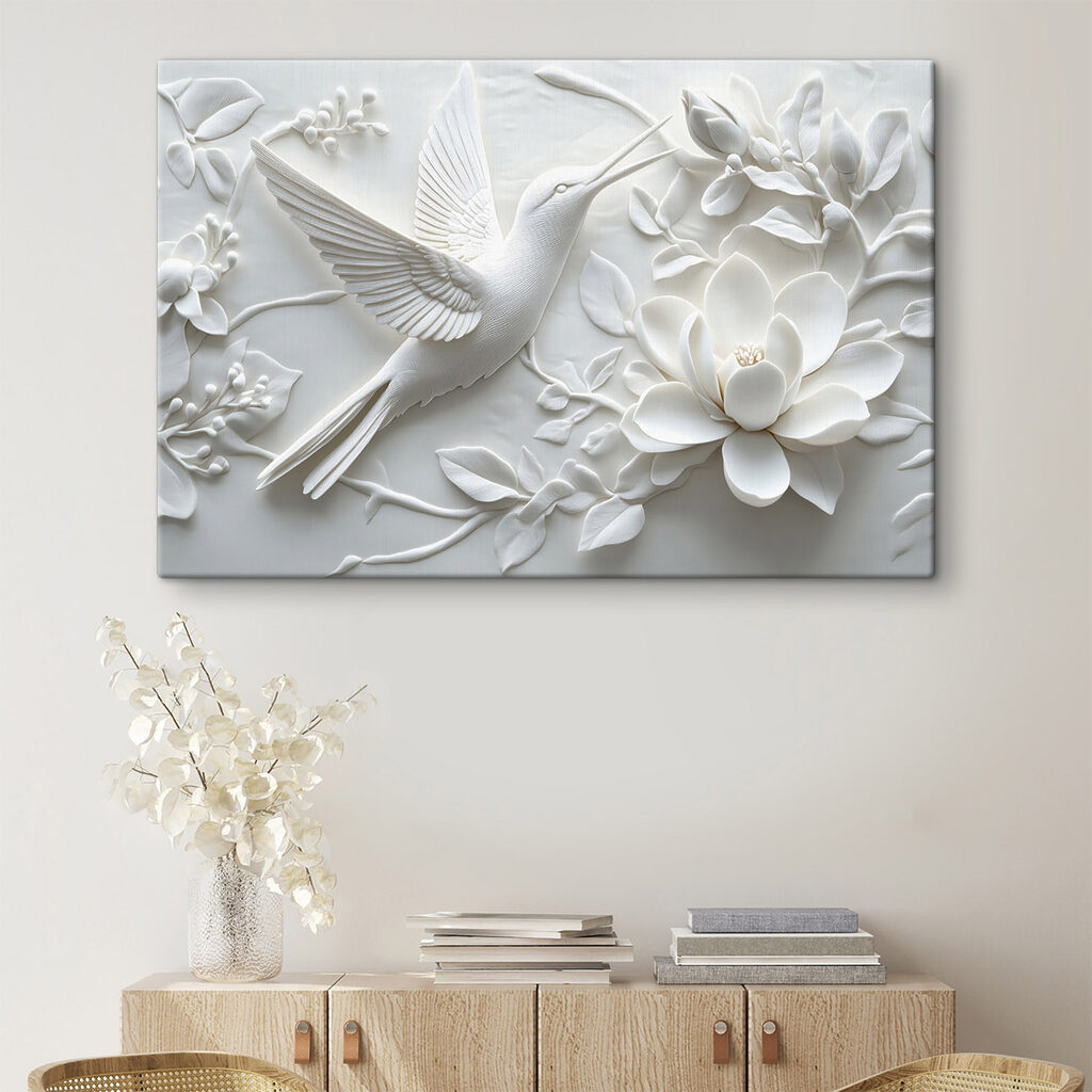 Colibri entre flores — interior 3