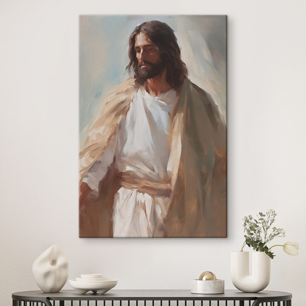Jesus em pinceladas quentes — interior 1
