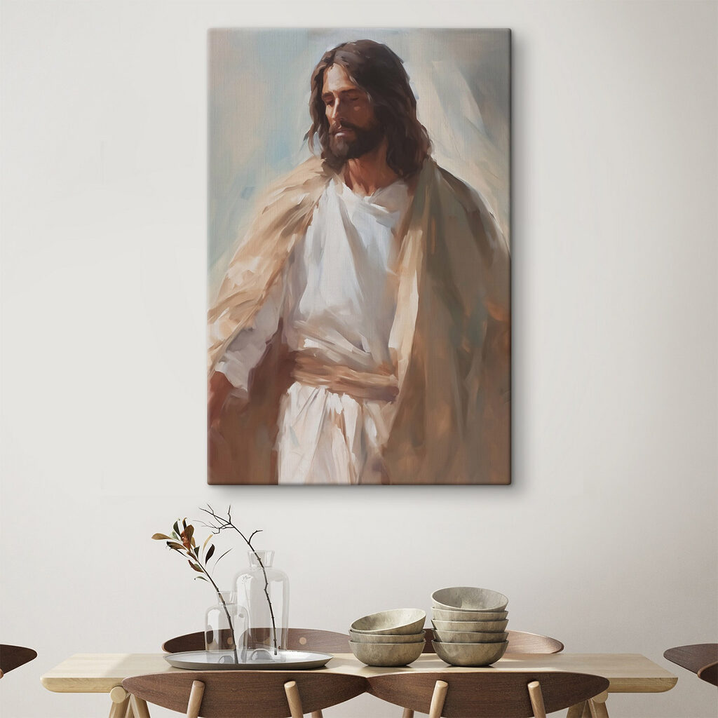 Jesus em pinceladas quentes — interior 2