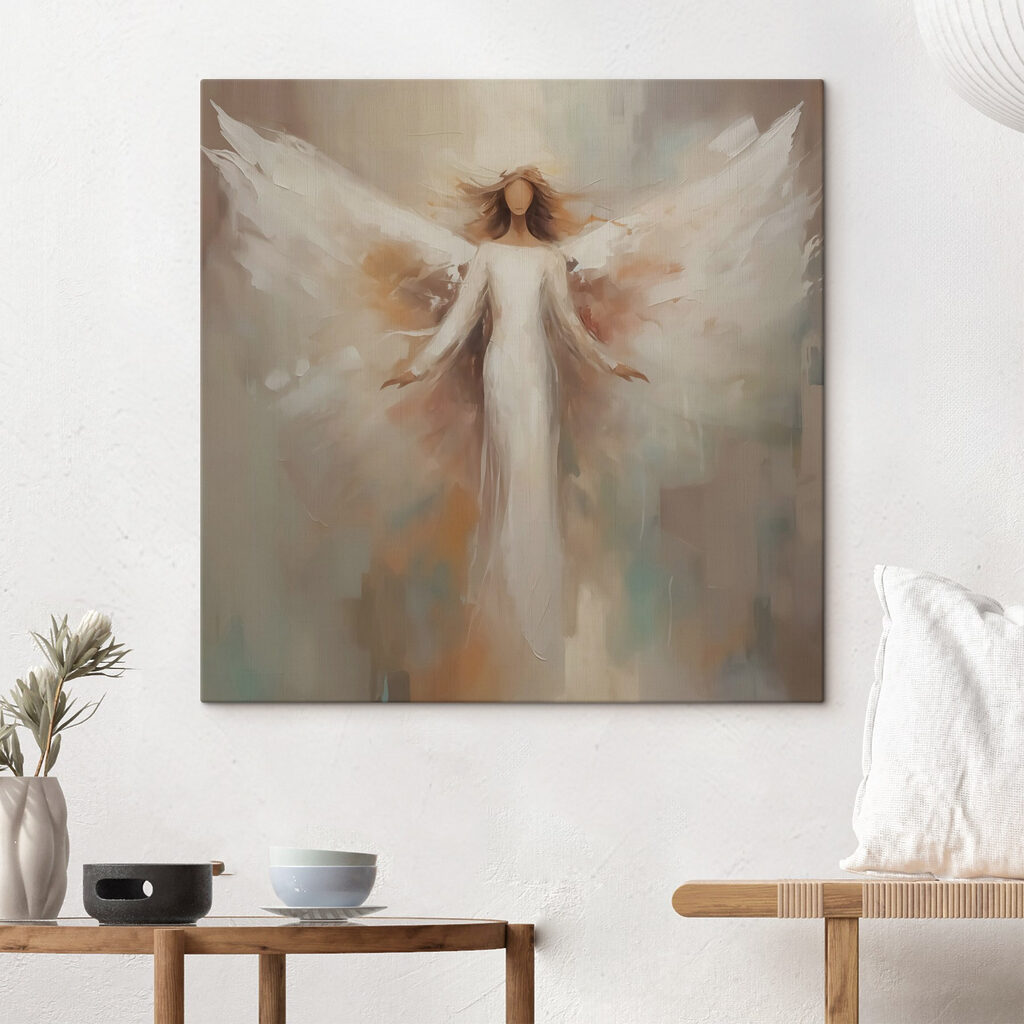 Anjo de asas brancas — interior 2