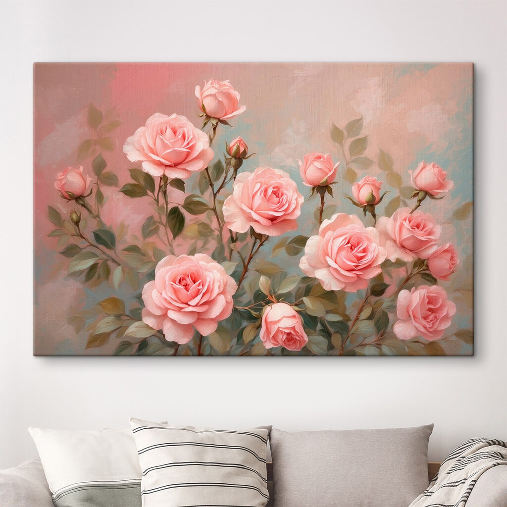 Rosas cor-de-rosa com botões — interior 2