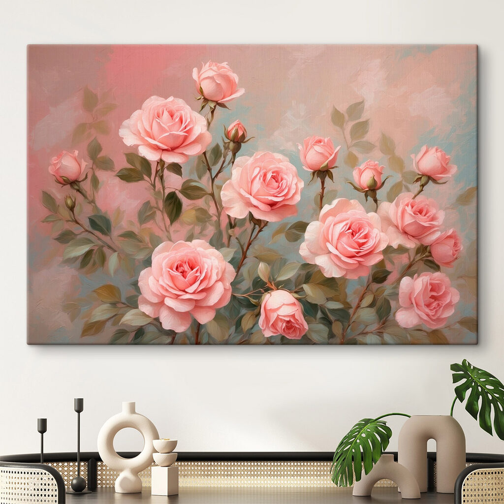 Rosas cor-de-rosa com botões — interior 3