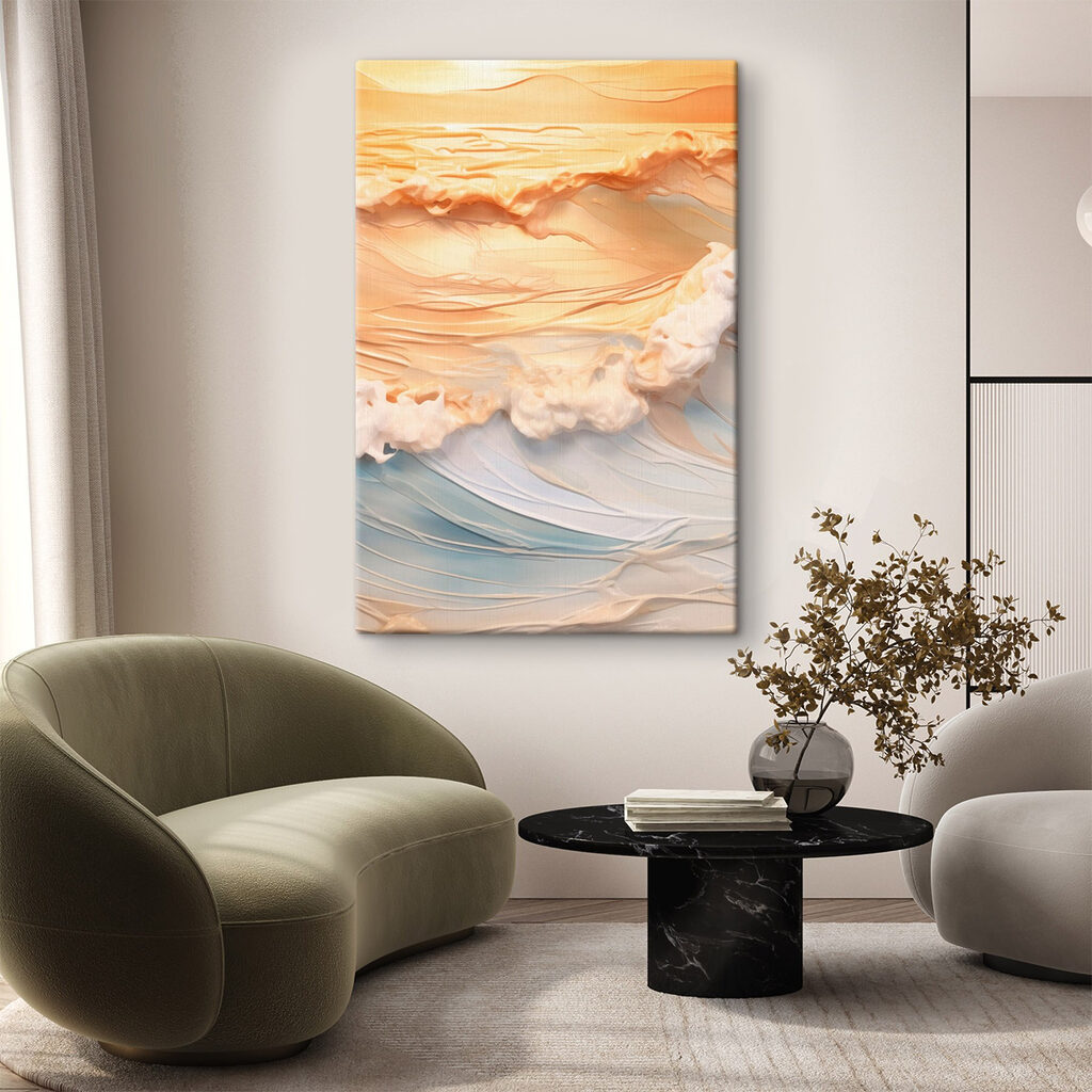 Margem dourada em azul-gelo — interior 2