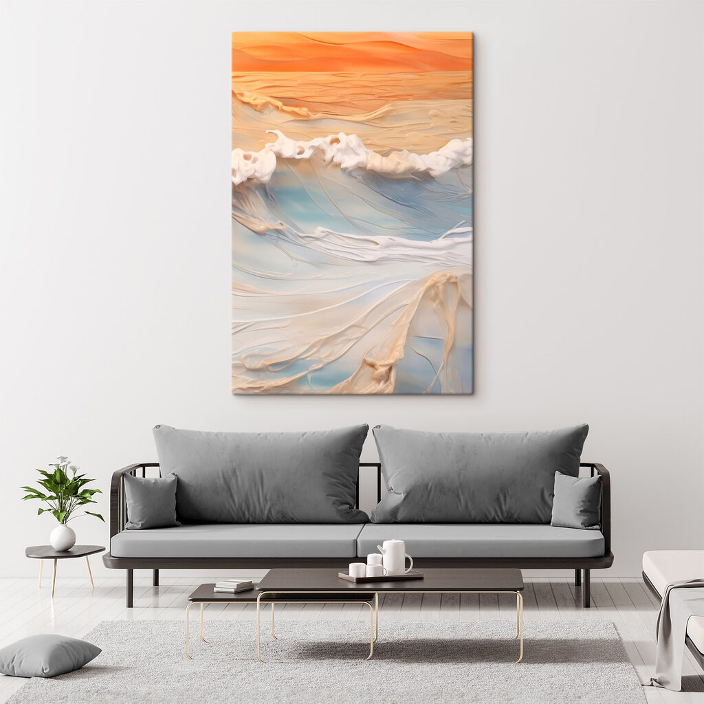 Onda azul, luz laranja — interior 1