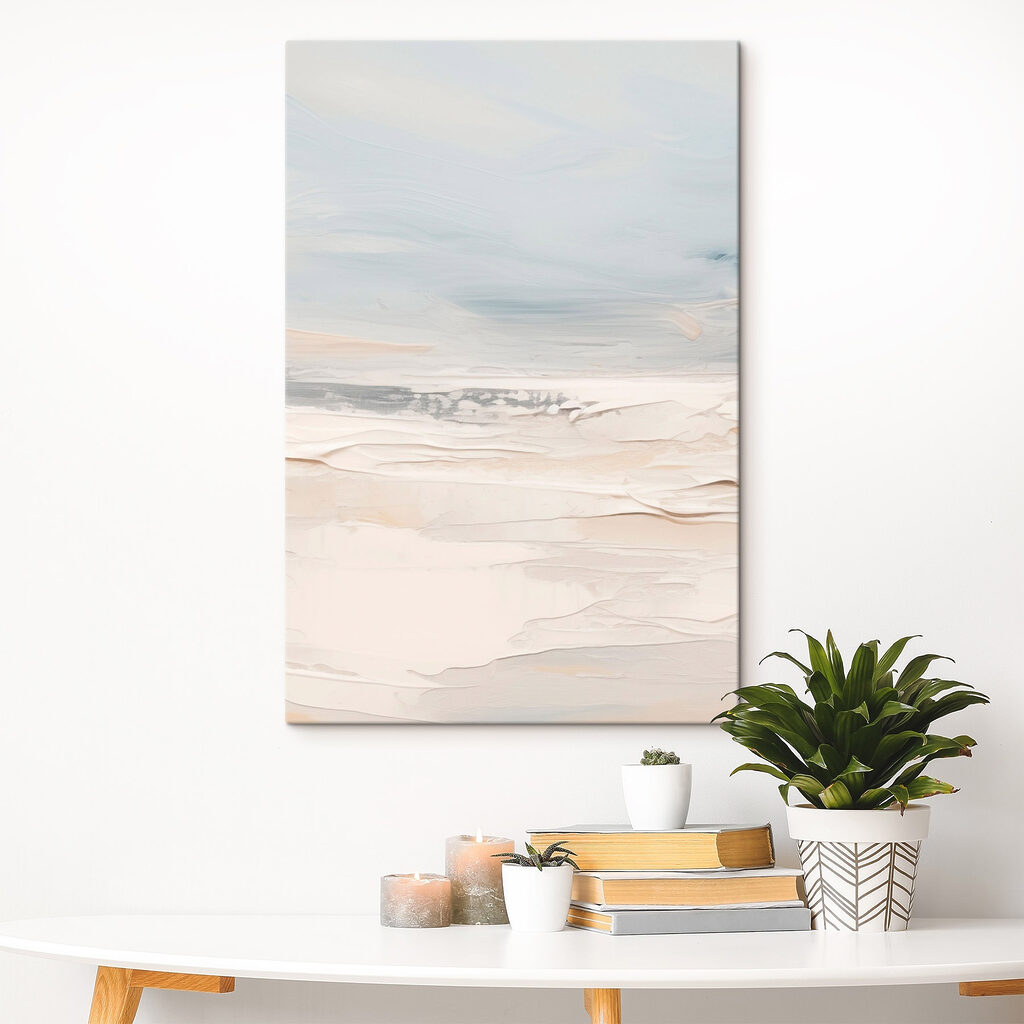 Rebentação calma, tons pastel — interior 2